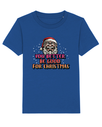 You Better Be Good For Christmas Majorelle Blue
