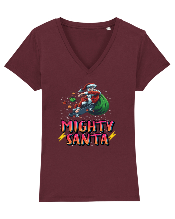 Mighty Santa Craciun Burgundy