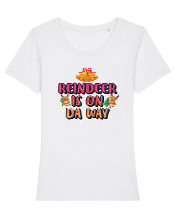 Reindeer Is On Da Way White