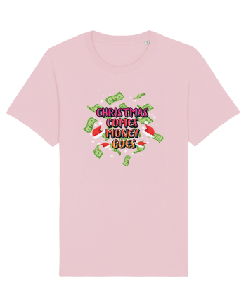 Christmas Comes Money Goes Cotton Pink