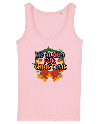 No Alarm For Christmas Cotton Pink