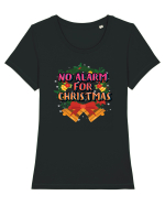 No Alarm For Christmas Tricou mânecă scurtă guler larg fitted Damă Expresser