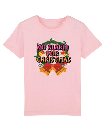 No Alarm For Christmas Cotton Pink
