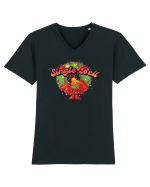 Single Bell Tricou mânecă scurtă guler V Bărbat Presenter