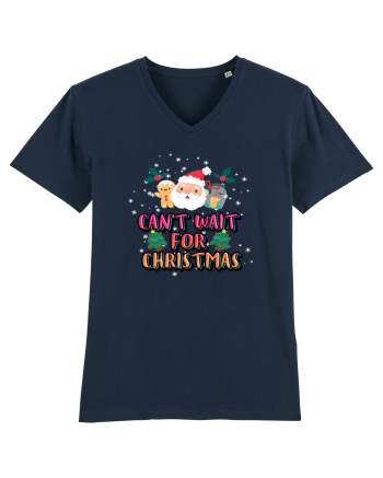 Can't Wait For Christmas French Navy
