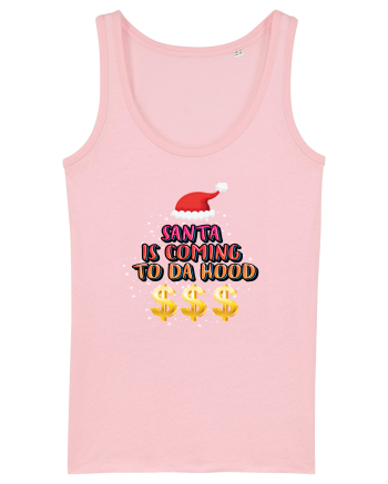 Santa Is Coming To Da Hood Cotton Pink