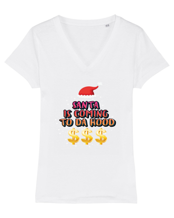 Santa Is Coming To Da Hood White