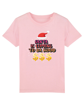 Santa Is Coming To Da Hood Cotton Pink