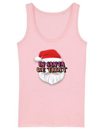 In Santa We Trust Cotton Pink