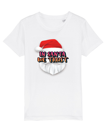 In Santa We Trust White