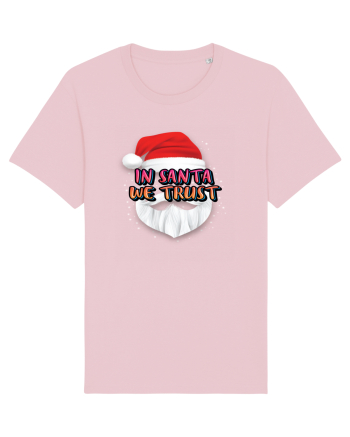 In Santa We Trust Cotton Pink