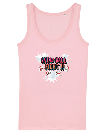 Snow Ball Fight Cotton Pink