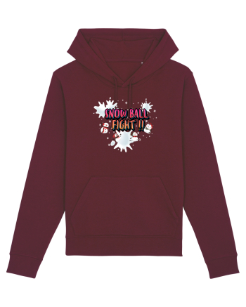 Snow Ball Fight Burgundy