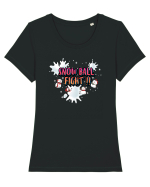 Snow Ball Fight Tricou mânecă scurtă guler larg fitted Damă Expresser