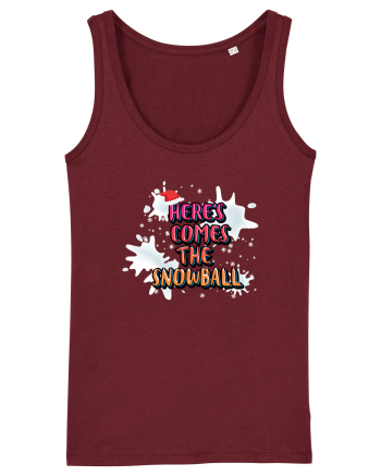 Here's Comes The Snowball Burgundy