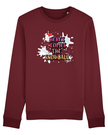 Here's Comes The Snowball Burgundy