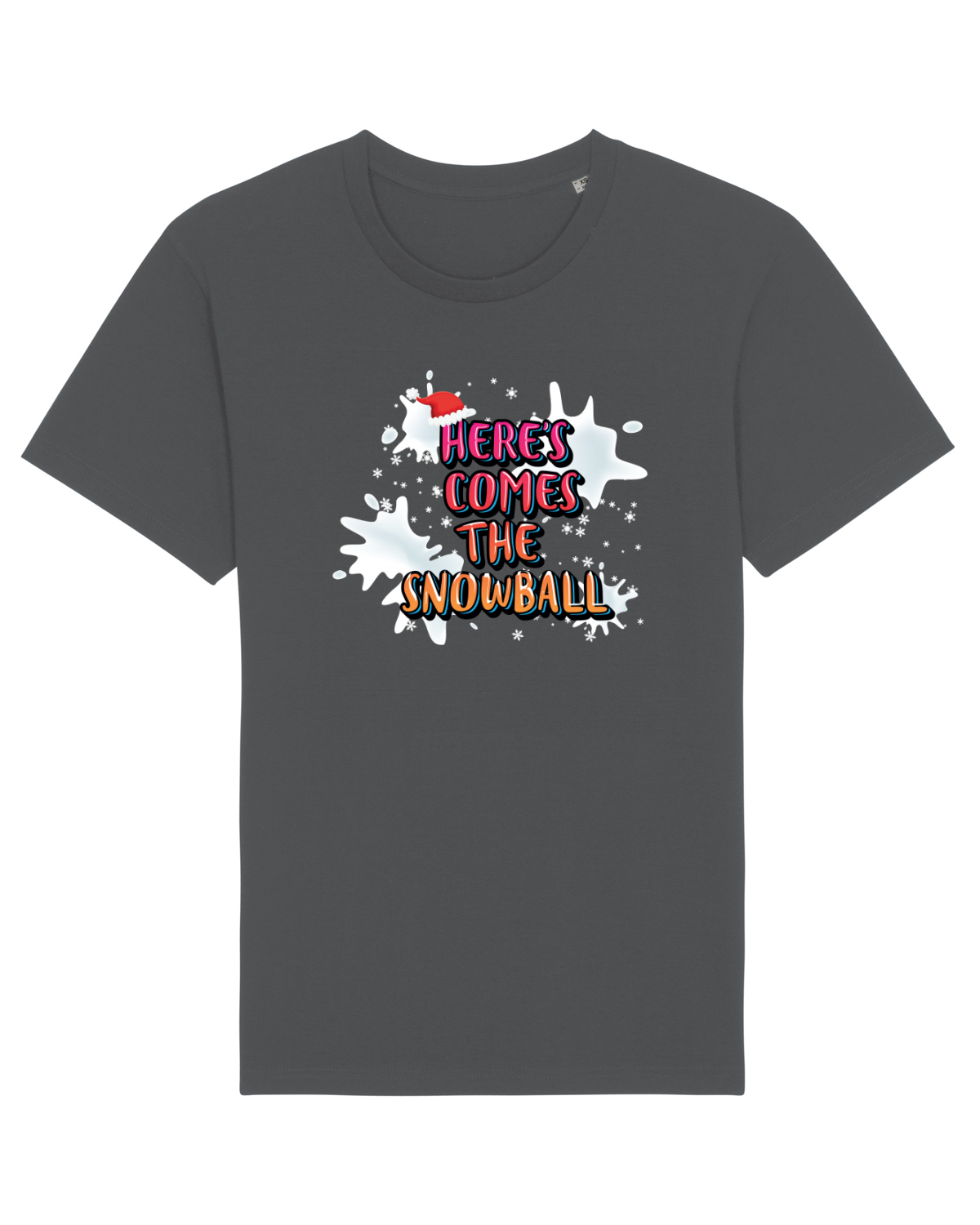Tricou mânecă scurtă Unisex Rocker Anthracite