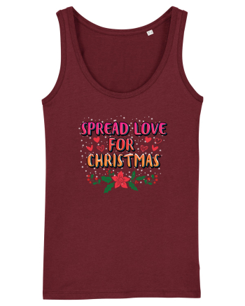 Spread Love For Christmas Burgundy