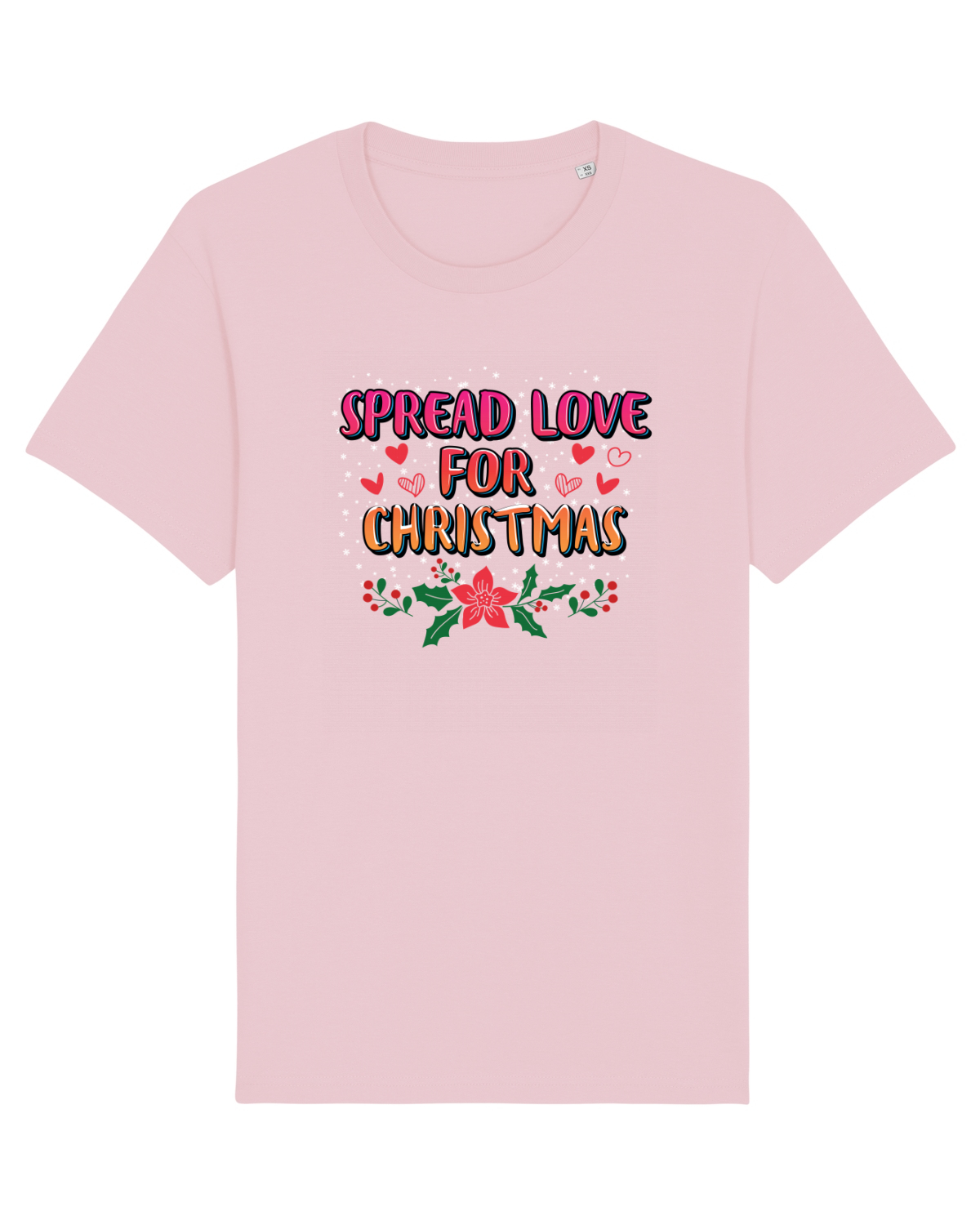 Tricou mânecă scurtă Unisex Rocker Cotton Pink