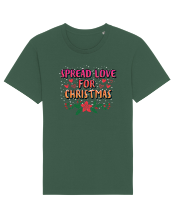 Spread Love For Christmas Bottle Green