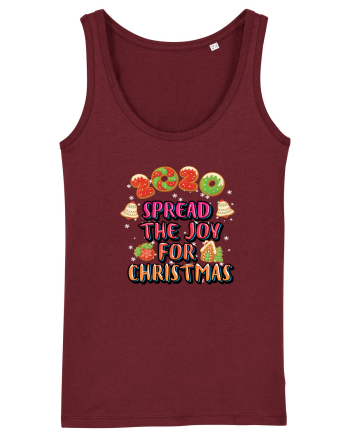 Spread The Joy For Christmas Burgundy