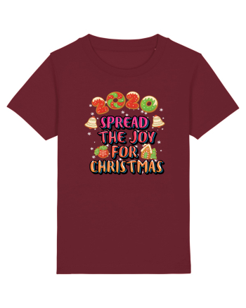 Spread The Joy For Christmas Burgundy