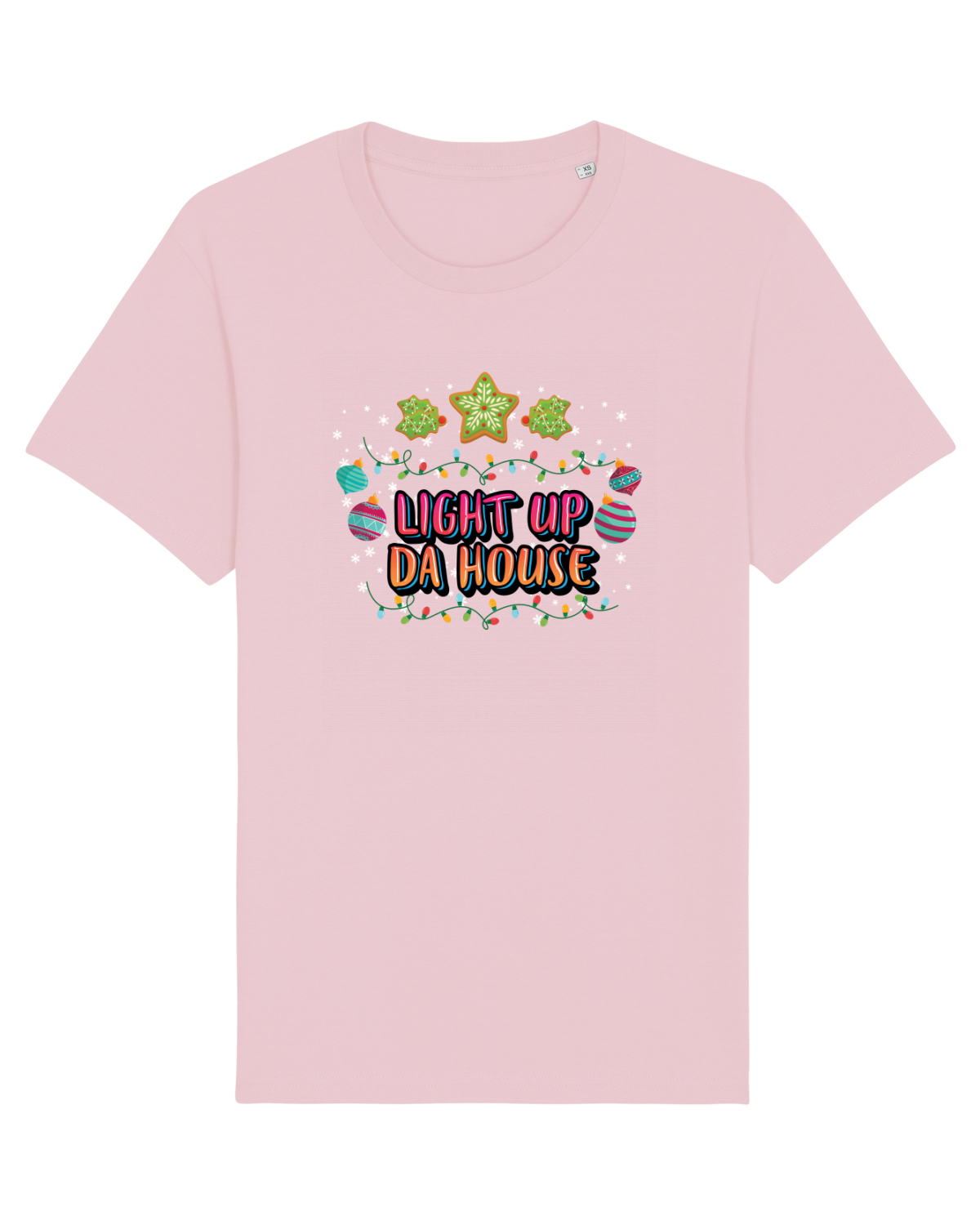 Tricou mânecă scurtă Unisex Rocker Cotton Pink