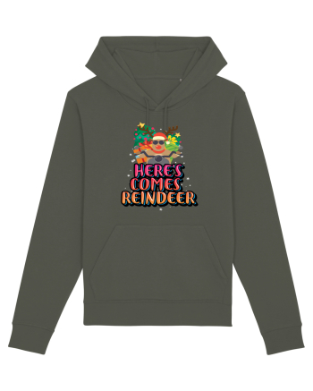 Here's Comes Reindeer Khaki