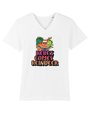 Here's Comes Reindeer White