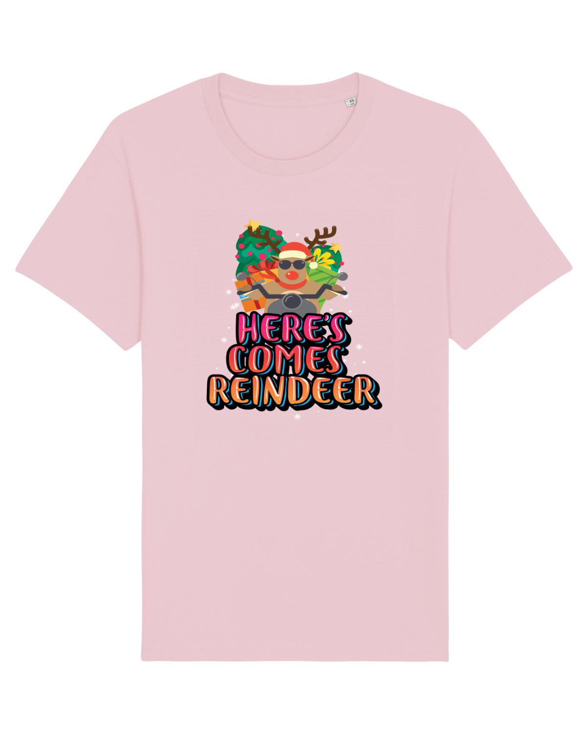 Tricou mânecă scurtă Unisex Rocker Cotton Pink