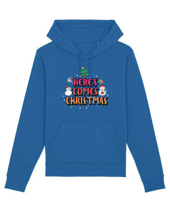Here's Comes Christmas Royal Blue