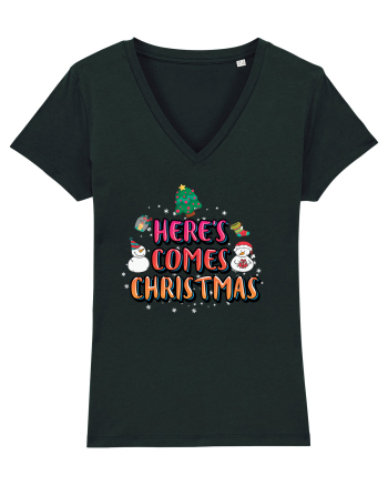 Here's Comes Christmas Black