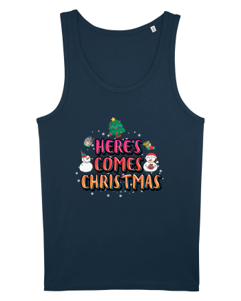 Here's Comes Christmas Navy