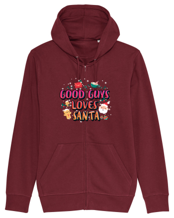 Good Guys Loves Santa Burgundy