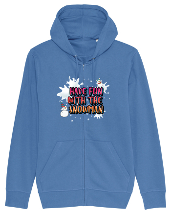 Have Fun With The Snowman Bright Blue