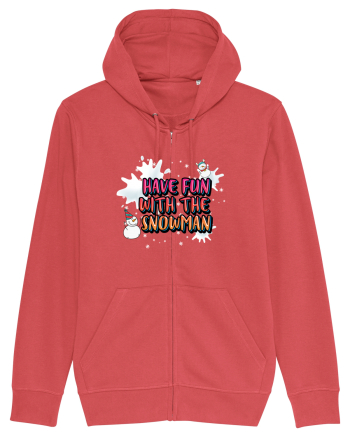 Have Fun With The Snowman Carmine Red