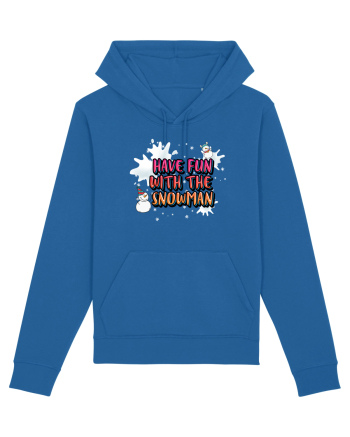 Have Fun With The Snowman Royal Blue