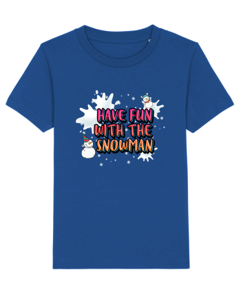 Have Fun With The Snowman Majorelle Blue