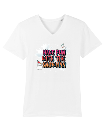 Have Fun With The Snowman White