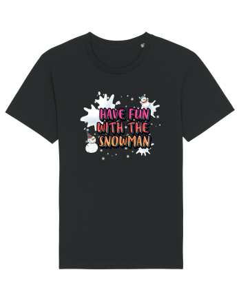 Have Fun With The Snowman Black
