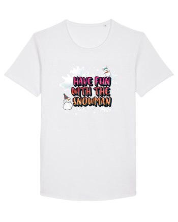 Have Fun With The Snowman White