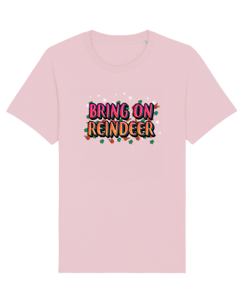Bring On Reindeer Cotton Pink