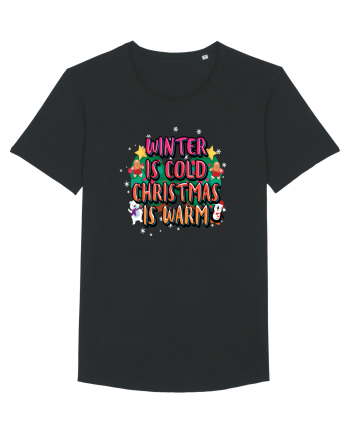 Winter Is Cold Christmas Is Warm Black