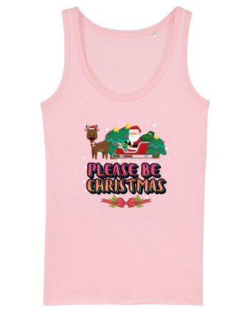 Please Be Christmas Cotton Pink