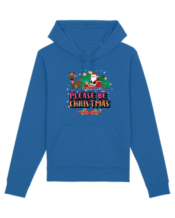 Please Be Christmas Royal Blue