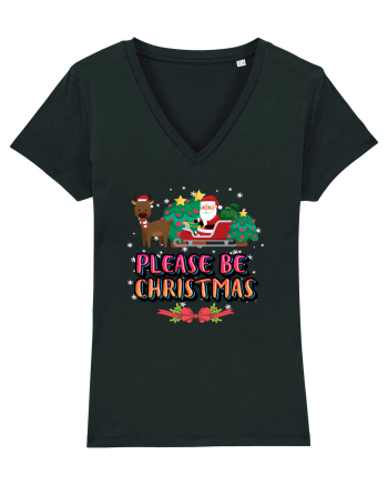 Please Be Christmas Black