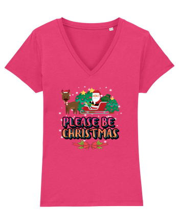 Please Be Christmas Raspberry