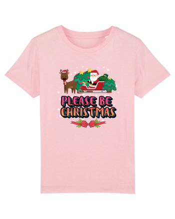 Please Be Christmas Cotton Pink