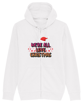 We're All Love Christmas White