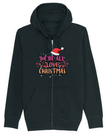 We're All Love Christmas Black